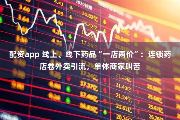 配资app 线上、线下药品“一店两价”：连锁药店卷外卖引流，单体商家叫苦